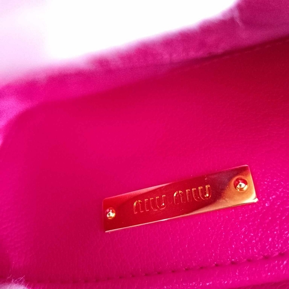 MIU MIU Pink/Fuchsia Duo Bag - Picture 5 of 16